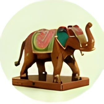 Hand-painted Elephant Decor